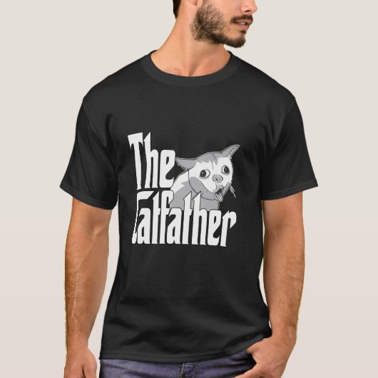 Kattenvader De Kattenvader Schattig Meme Katten Va T-shirt (Voorkant)