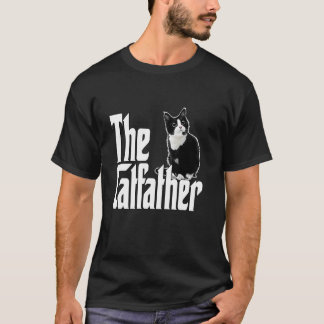 Kattenvader De Kattenvader Schattige Zwart-Witte K T-shirt