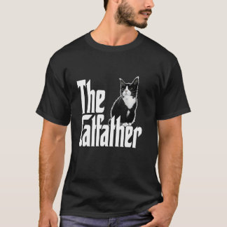 Kattenvader De Kattenvader Schattige Zwarte en Wit T-shirt