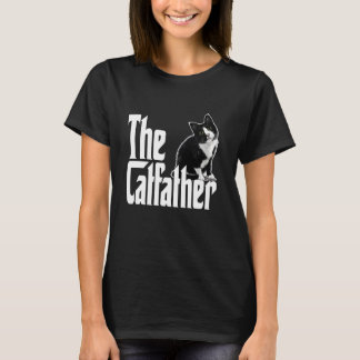 Kattenvader De Kattenvader Schattige Zwarte en Wit T-shirt