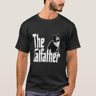 Kattenvader De Kattenvader Zwart-Witte Kattenvader T-shirt