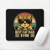 Kattenvader Funny Kattenvader Liefhebber Vaderdag  Muismat (Met muis)