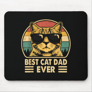 Kattenvader Funny Kattenvader Liefhebber Vaderdag Muismat