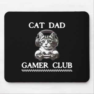 Kattenvader Gamer Club Grappige Kattenliefhebber G Muismat