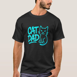 Kattenvader Graffiti Typografie Kunstwerk T-shirt