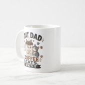 Kattenvader koffie en katten Dat is alles Funny Mo Koffiemok (Voorkant links)
