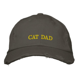 Kattenvader Liefde Eenvoudige Stijl Hoed Grappig K Geborduurde Pet