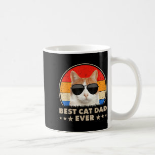 Kattenvader ooit vintage koele glazen kat voor vad koffiemok