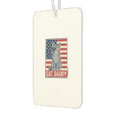 Kattenvader Patriottische Kat Vector Design_1 Luchtverfrisser (Links)