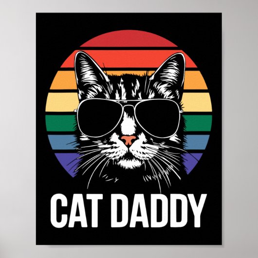 Kattenvader shirt Beste kattenvader ooit Mannen Va Poster (Voorkant)