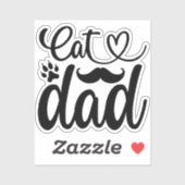 Kattenvader Sticker (Vel)