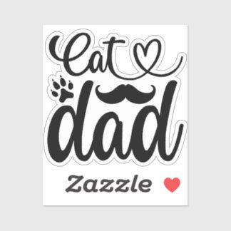 Kattenvader Sticker