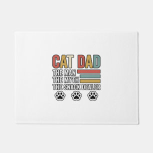 Kattenvader Vintage Grappig Snack Dealer T-shirt o Deurmat