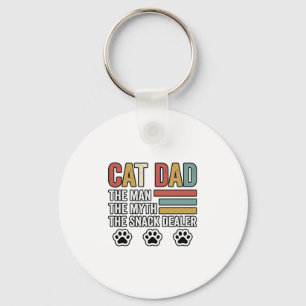Kattenvader Vintage Grappig Snack Dealer T-shirt o Sleutelhanger