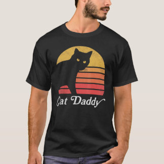 Kattenvader Vintage Stijl Kat Retro Kattenvader T-shirt