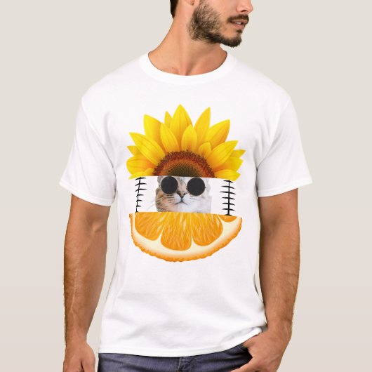 Kattenvakantie Zomer T-shirt (Voorkant)