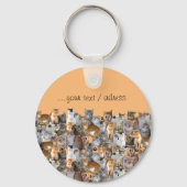 Kattenvergaderpunt - schattig sleutelhanger (Achterkant)