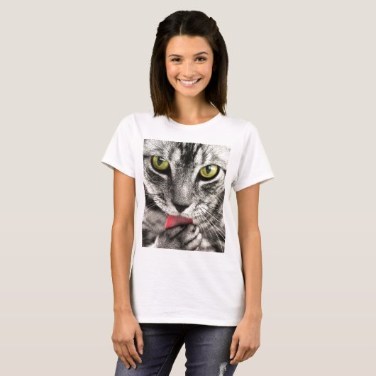 Kattenvergunningen T-shirt (Voorkant volledig)