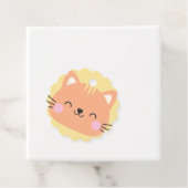 Kattenverjaardag Kinder kunst Bedankjes Labels (In situ)