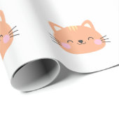 Kattenverjaardag Kinder kunst Cadeaupapier (Rol Hoek)