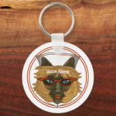 Kattenverpleegkundige Sleutelhanger (Voorkant)