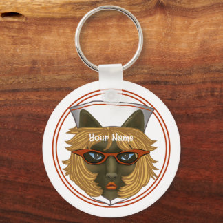 Kattenverpleegkundige Sleutelhanger