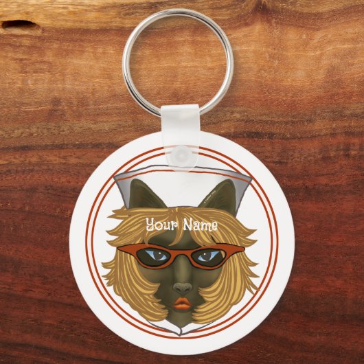 Kattenverpleegkundige Sleutelhanger (Voorkant)