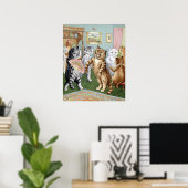 Kattenverzameling, Louis Wain Poster (Thuiskantoor)