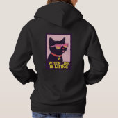 Kattenvibes Dames Hoodie (Achterkant)