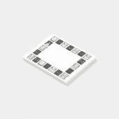 kattenvierkant post-it® notes (Schuin)