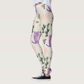 Kattenvis Cactus Paws Miauw Leggings (Links)