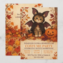 Kattenvleermuiskostuum Halloween-verjaardagsfeestj