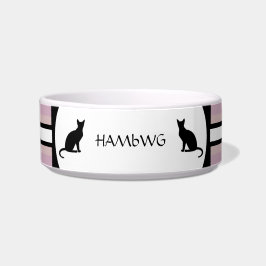  kattenvoer Bowl in wit HAMbWG Voerbakje