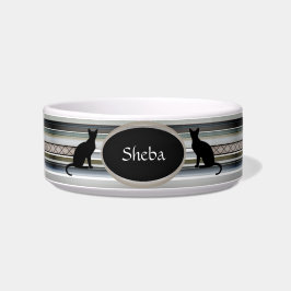  kattenvoer Bowl in wit HAMbWG Voerbakje