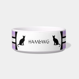  kattenvoer Bowl in wit HAMbWG Voerbakje