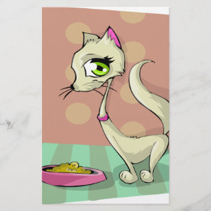 kattenvoer ontbijtgourmet briefpapier