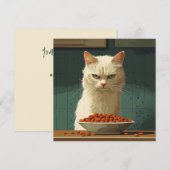 Kattenvoerstaking Kaart (Voorkant / Achterkant)