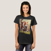 Kattenvoetbal spek en eieren t-shirt (Voorkant volledig)