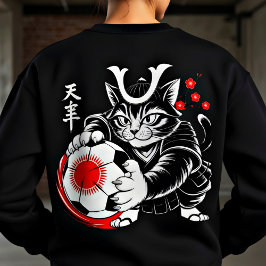 Kattenvoetbal trui voor vrouwen Anime fans & voet