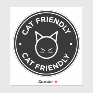 Kattenvriendelijk Sticker