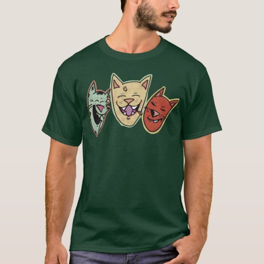 Kattenvriendjes cadeau t-shirt (Voorkant)