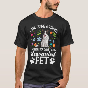 Kattenvrijwilliger Dierenasiel Werknemer Asielwerk T-shirt