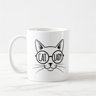 Kattenvrouw koffiemok
