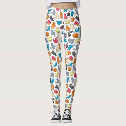 Kattenvrouw Meowers Broekjes Leggings (Voorkant)
