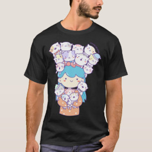 Kattenvrouw Ms Blueberry Monkimonk Kat Fan Katvro T-shirt