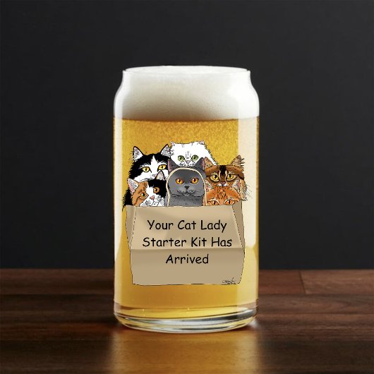 Kattenvrouw Starter Kit Blikvorm Glas