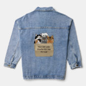 Kattenvrouw Starter Kit Denim Jacket (Achterkant)