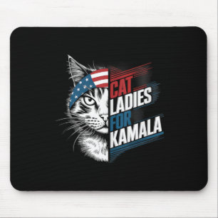 Kattenvrouwen voor Kamala President Kamala Harris  Muismat