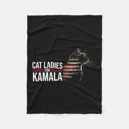 Kattenvrouwtjes voor Kamala Fleece Deken (Voorkant)