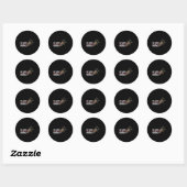 Kattenvrouwtjes voor Kamala Ronde Sticker (Vel)